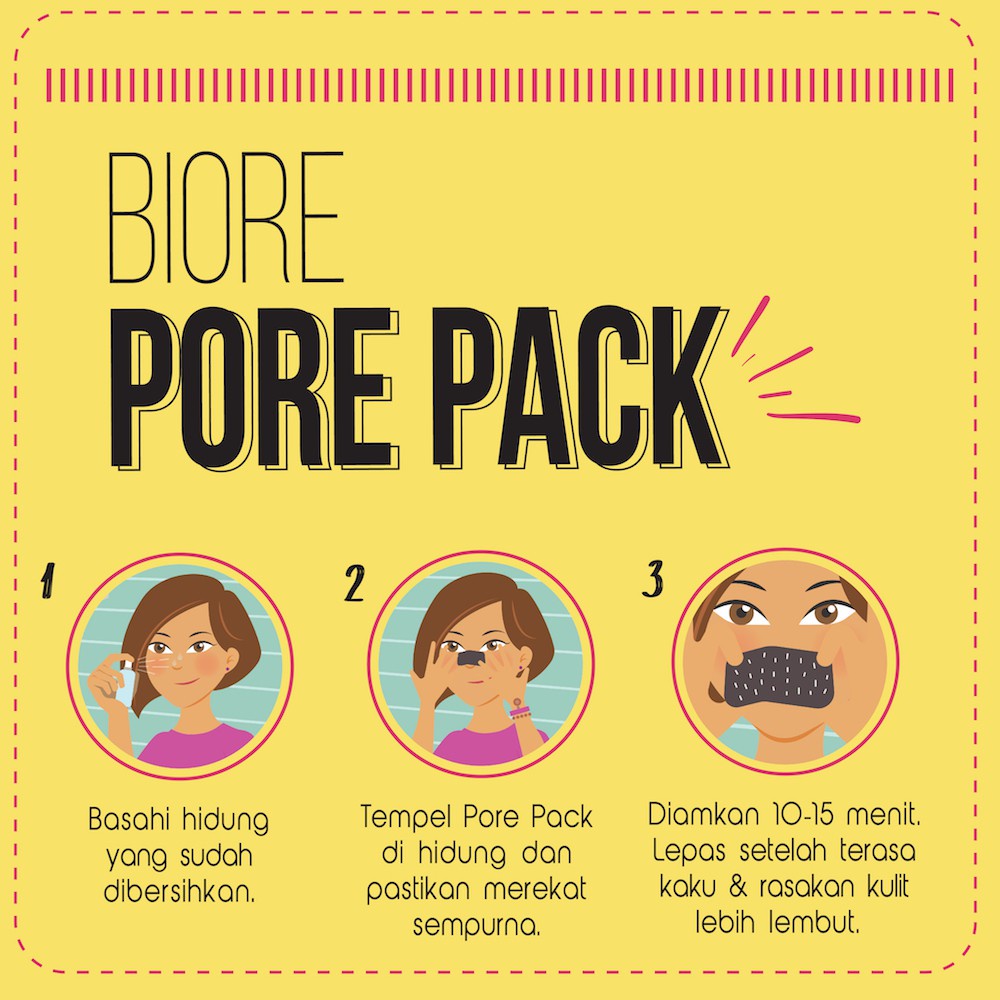 BIORE PORE PACK BLACK (KEMASAN PACK) WOMEN