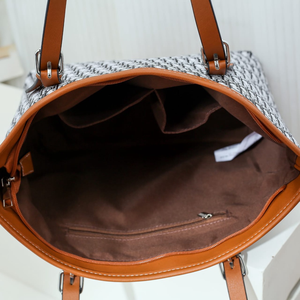 Tote bag Wanita Tas Kantor Jinjing Shoulder Bag Import - Tas bahu wanita DIO Monogram tas wanita import  #219