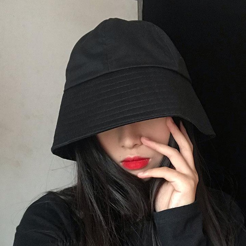 Topi Bucket Wanita Topi Bucket Perlindungan Matahari Cocok Untuk Musim Semi Musim Panas Topi