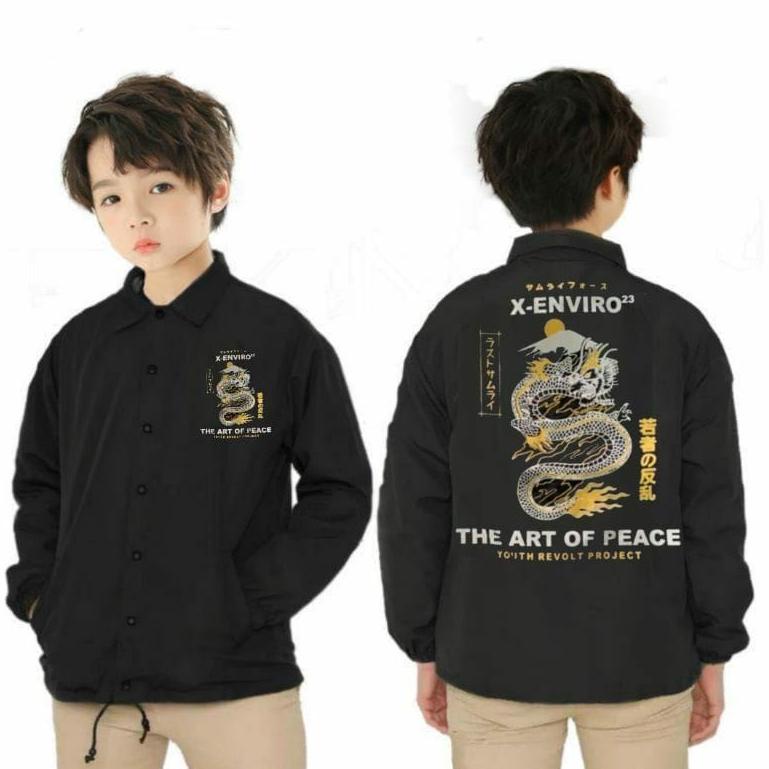 STOK TERBARU JAKET NAGA ANAK ANAK / JAKET COACH ANAK TANGGUNG / JAKET ANAK