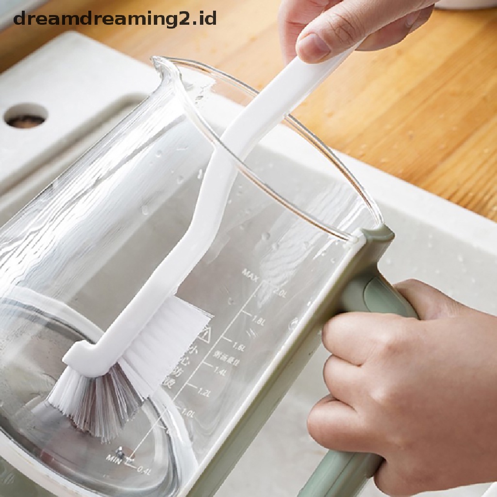 (dream) Clean N Brush Gagang Panjang Tutup Botol Susu Ikan Gelas Tabung Clean Brush.