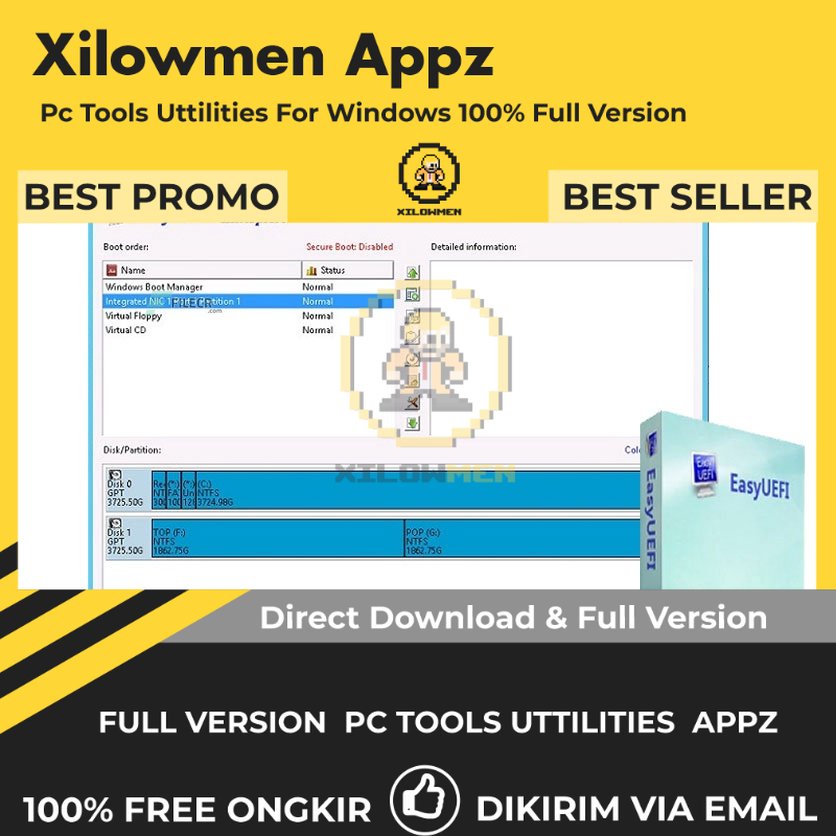 [Full Version] EasyUEFI / Technician Pro PC Tools Software Utilities Lifetime Win OS
