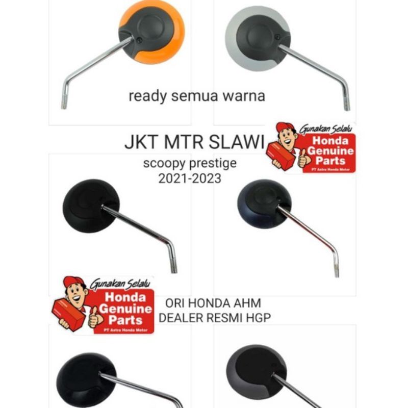 Spion miror scoopy prestige 2021-2023,silver,biru doff,hitam doff,putih doff,orange,grey