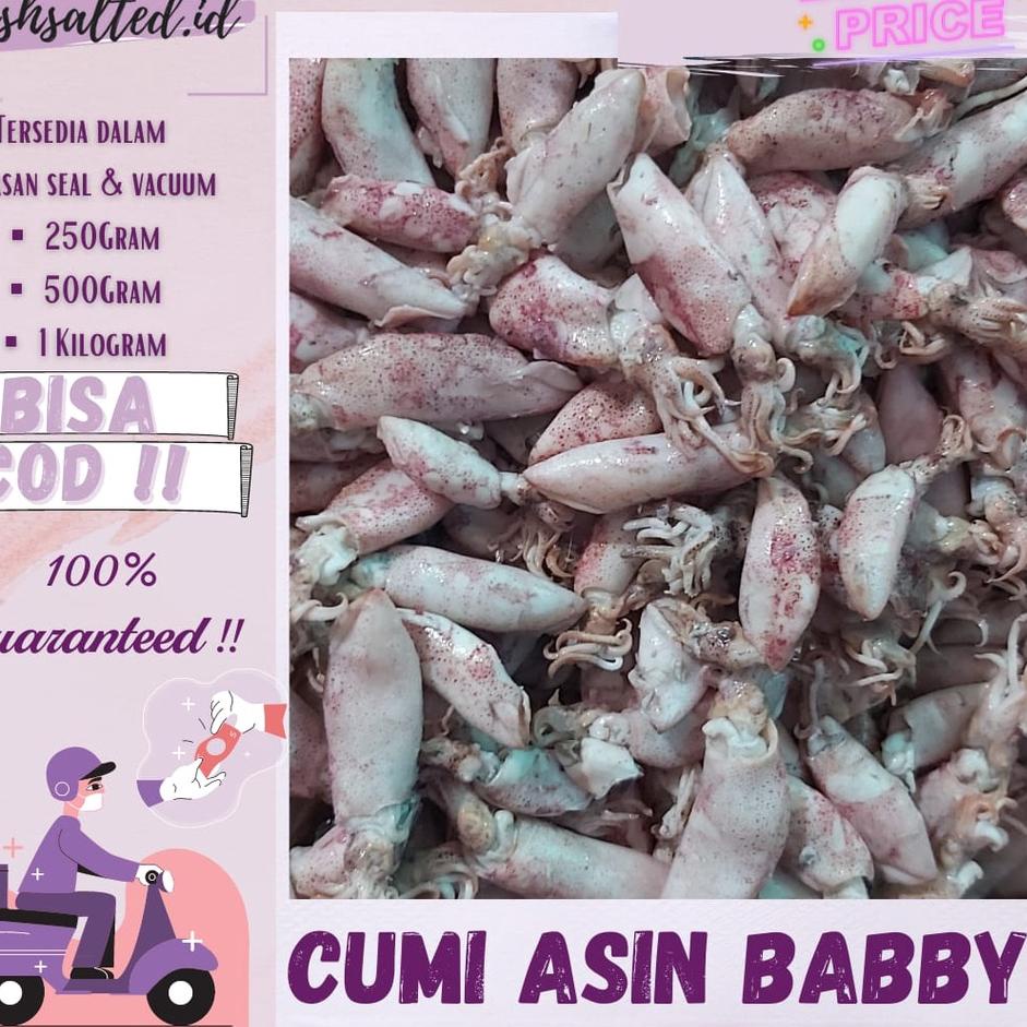 

☎ PROMO BABBY CUMI ASIN / CUMI JUMBO MURAH 1KG / IKAN ASIN MURAH ➳