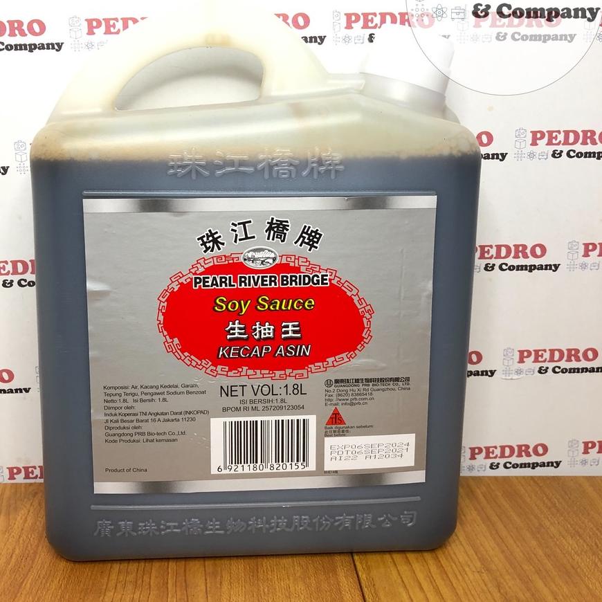 

✷ Pearl River bridge soy sauce 1.8L kecap asin jerigen kecil ➬