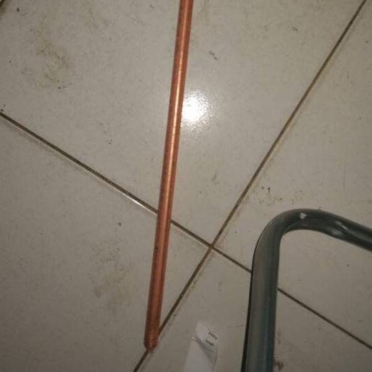 ™ ROD GROUNDING BESI LAPIS TEMBAGA pjg 1.5 meter besi Murah ✶