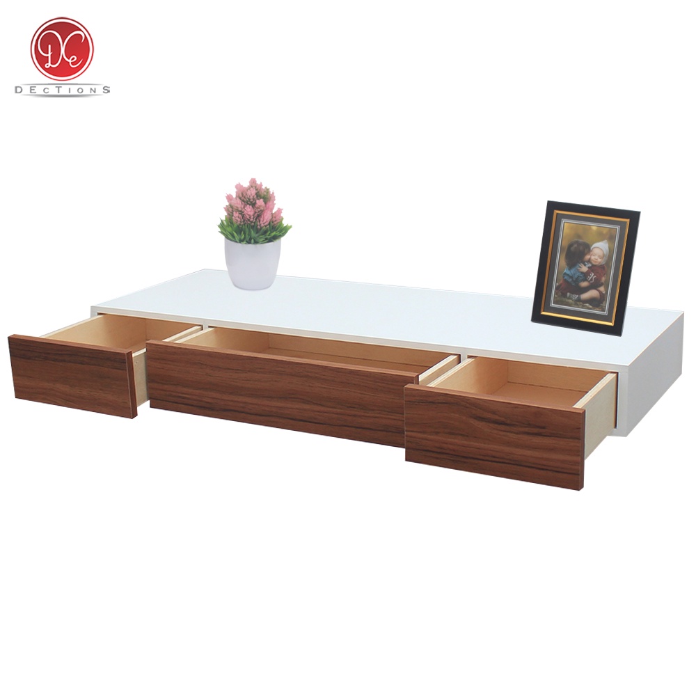 Dections Meja Rias Laci Tempel Dinding Gantung 80x30x9 cm Rak Minimalis Aesthetic