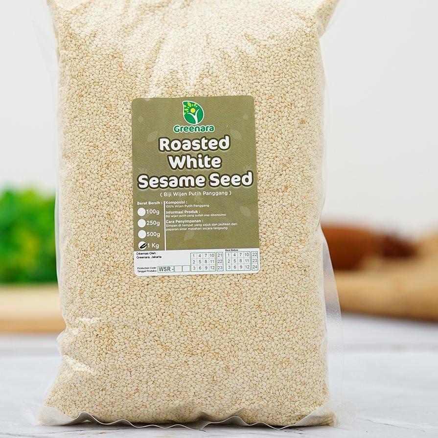 

☞ Roasted Sesame Seed 1kg / Wijen Putih Panggang 1kg ✹