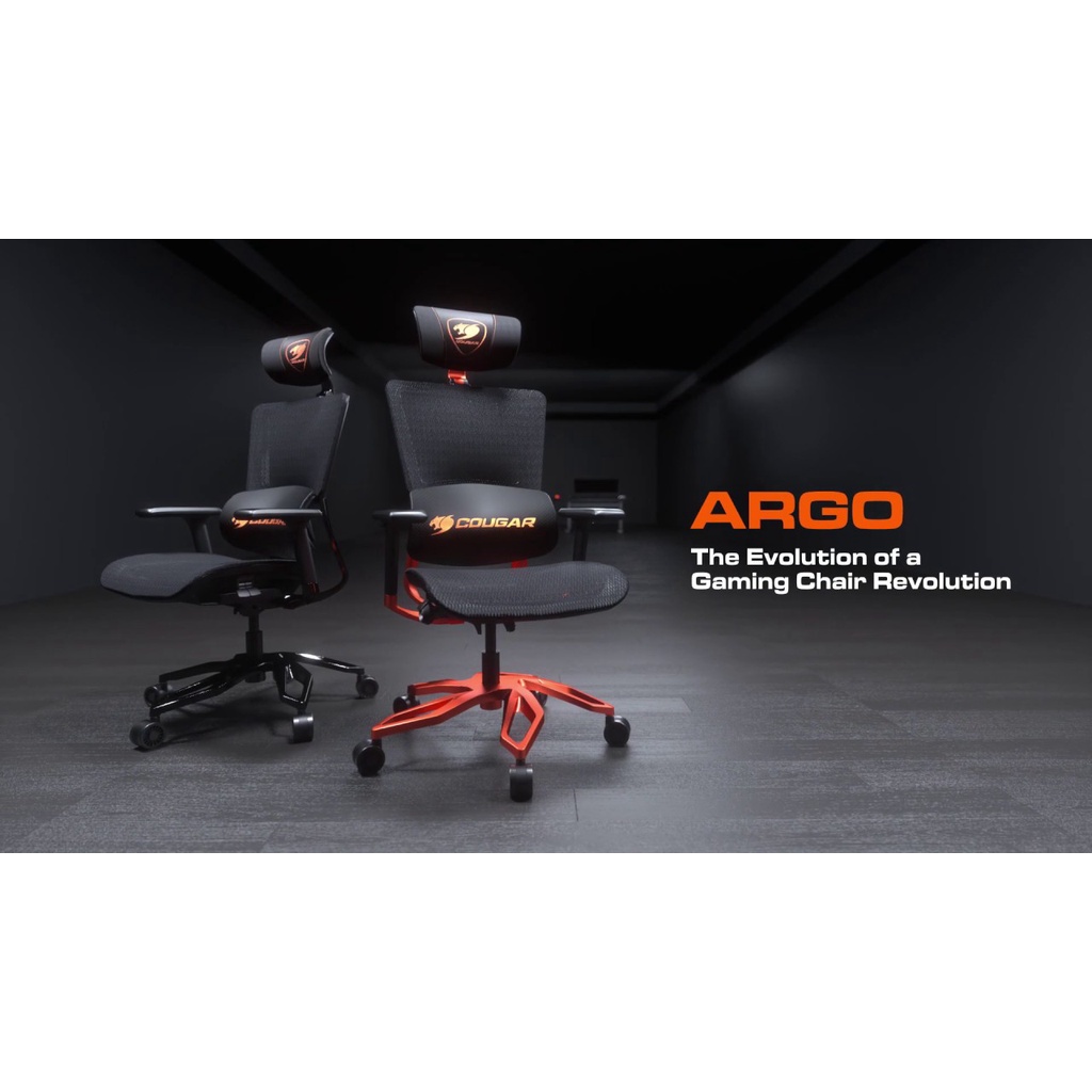 COUGAR GAMING CHAIR ARGO BLACK KURSI GAMING