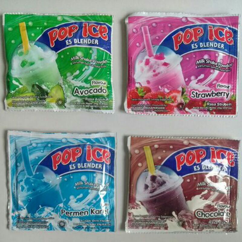 

~MOS~ Pop Ice. Es Blender. Milk Shake. Minuman Serbuk. Minuman Instan. Minuman Sachet