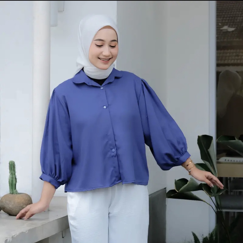 ELZA TOP BLOUSE // ELZE KEMEJA SHAKILLA LENGAN BALON