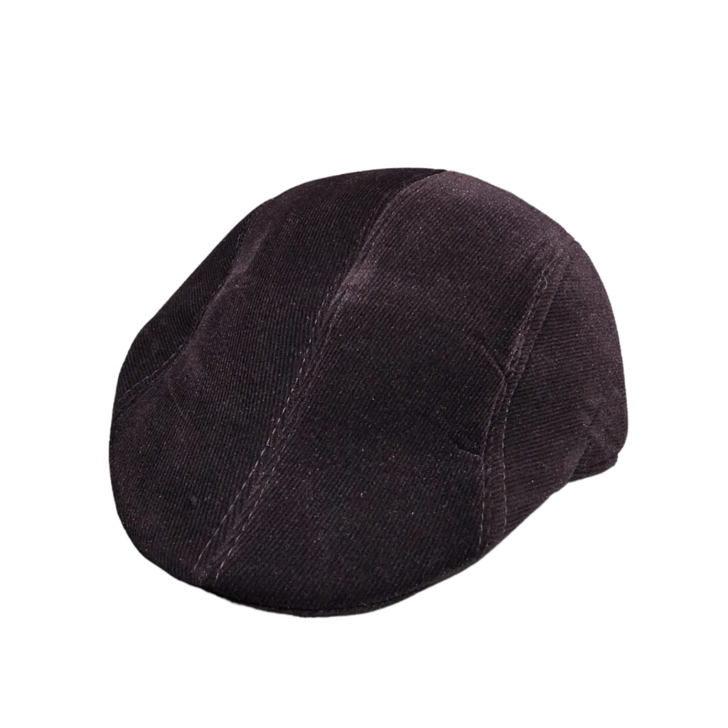 Topi Flat Cap Pet Pelukis Sutradara Newsboy Pesta Wanita Pria Polos Warna