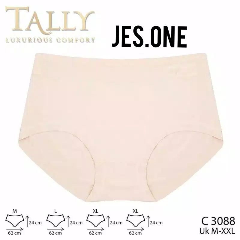 TALLY 3088 Celana Dalam Polos High waist TOKO KEANULOVA