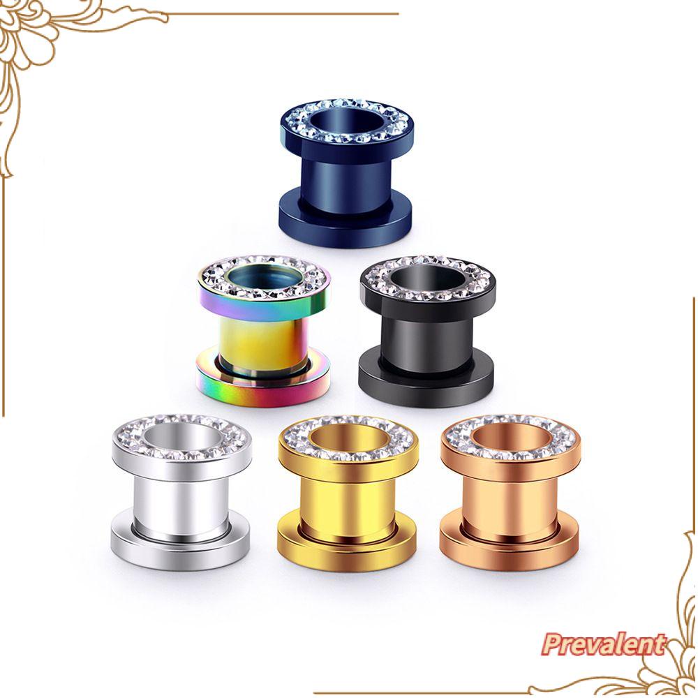 Preva Ear Plug Meat Tunnel Piercing Tandu Peregangan Plug Anting