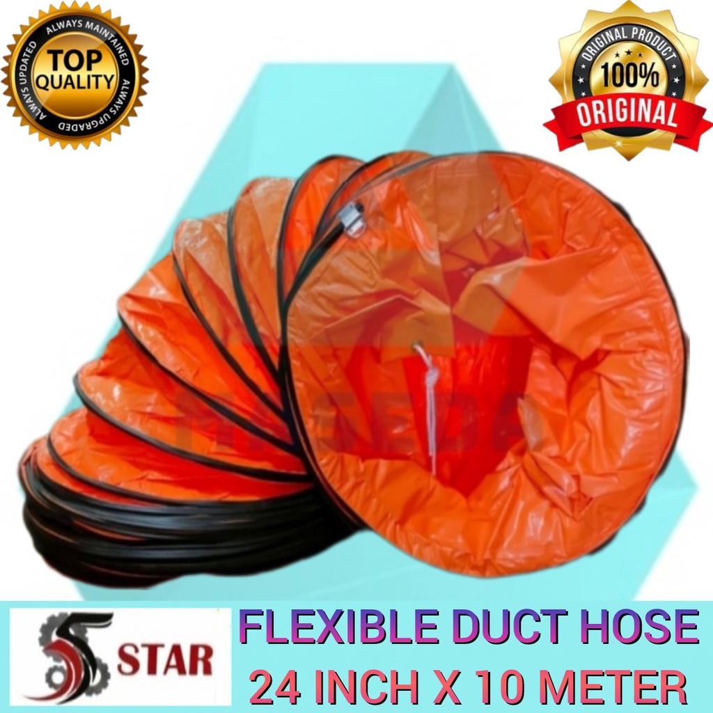 SELANG BLOWER PORTABLE 24 INCHI SELANG BELALAI 24 INCHI X 10 METER