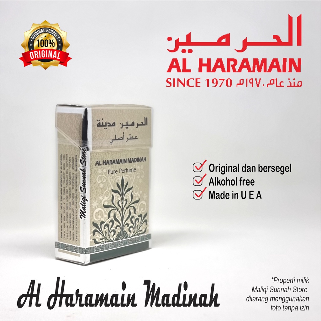 Parfum Al Haramain 15ml Original made in UEA