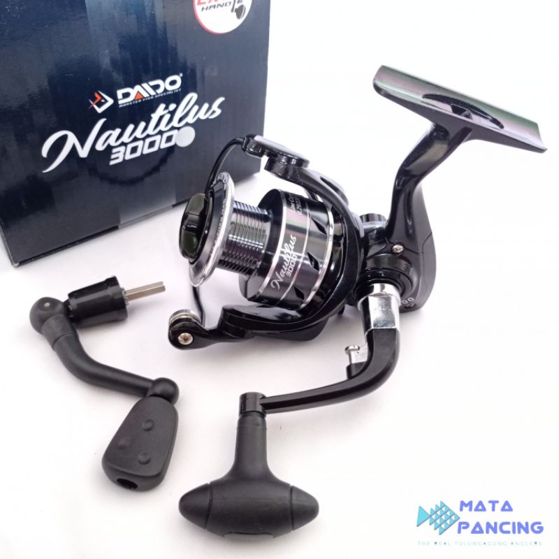 Reel daido nautilus 1000 2000 3000 4000 6000 BONUS handle cadangan