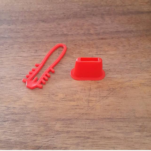 

✰ Hanger polynet merah (Isi 500 Set) ➩