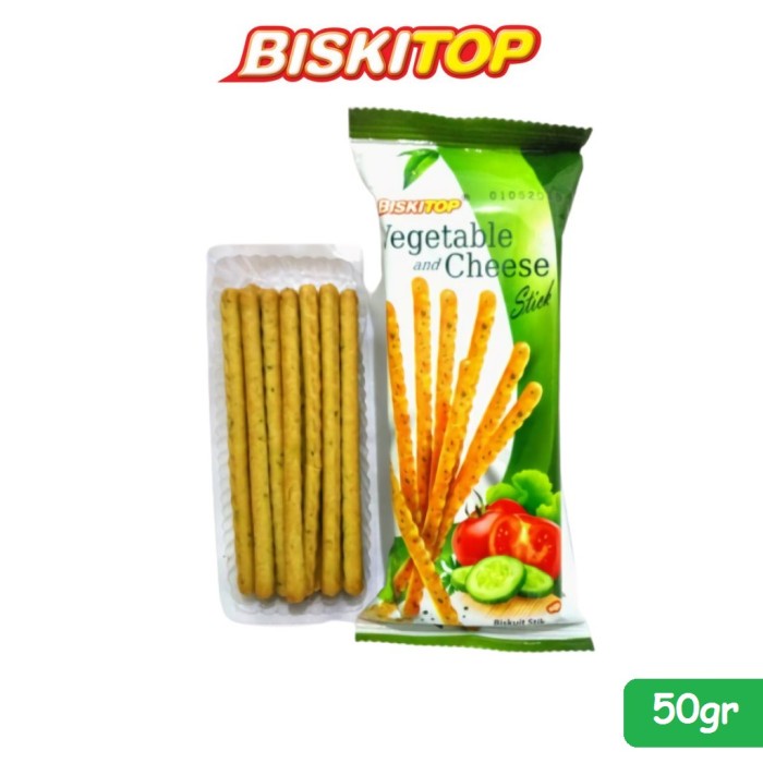 

biskitop vegetable cheese kemasan 60 gr