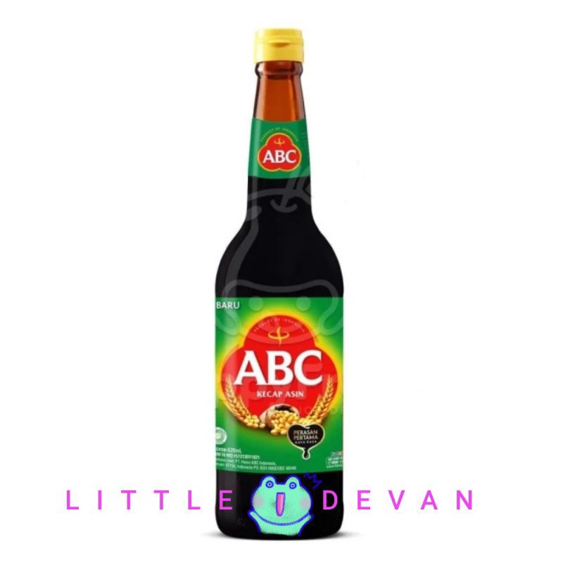 kecap asin ABC botol kaca beling 620ml free bubble &amp; dos