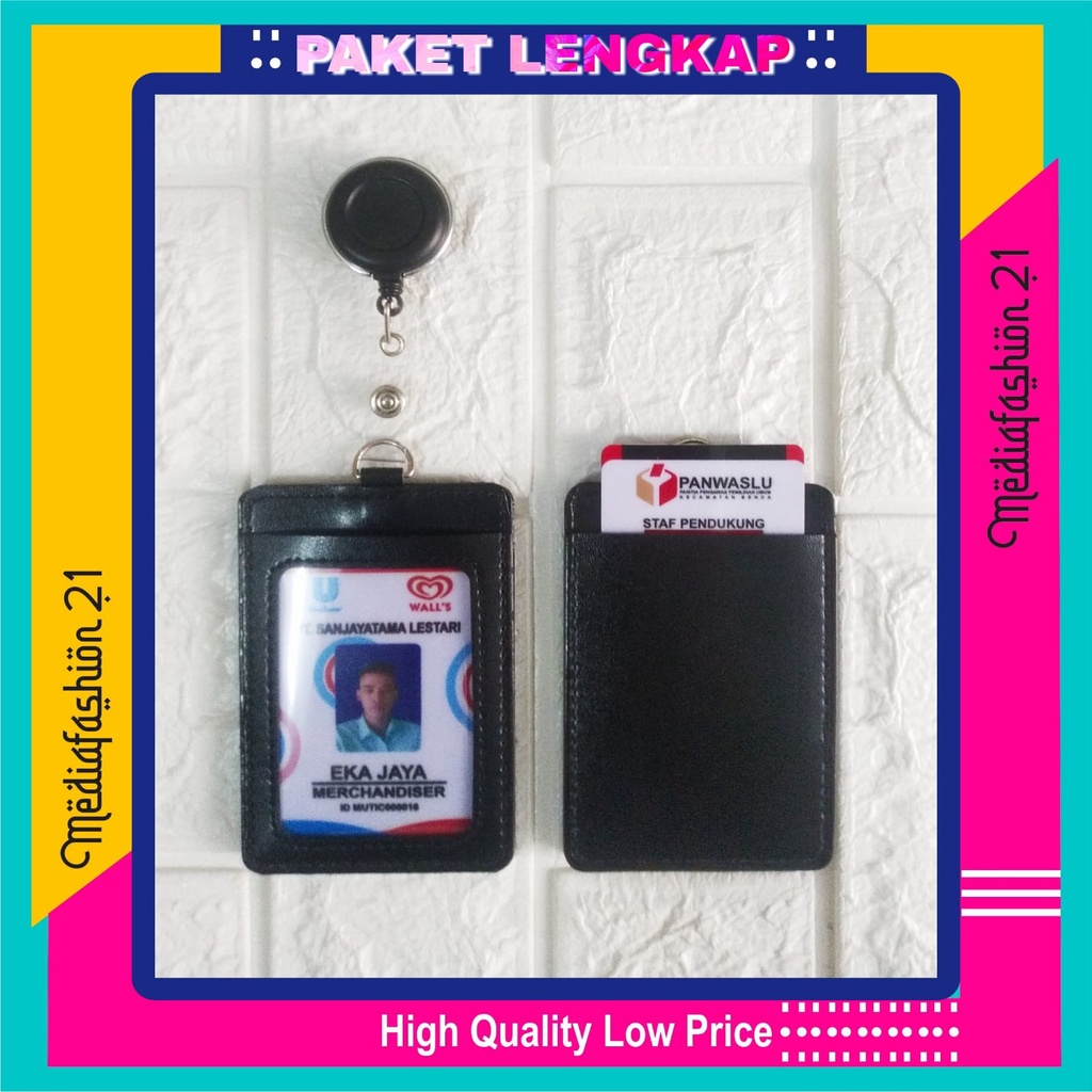 

Custom/Cetak ID CARD Paket Lengkap (Gantungan Yoyo + Tempat ID Card/Dompet 2 Kartu + ID Card)