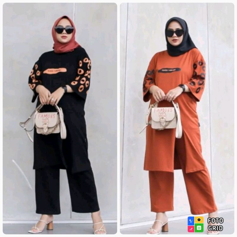 ONESET KAOS BIG SIZE / FASHION WANITA TERBARU