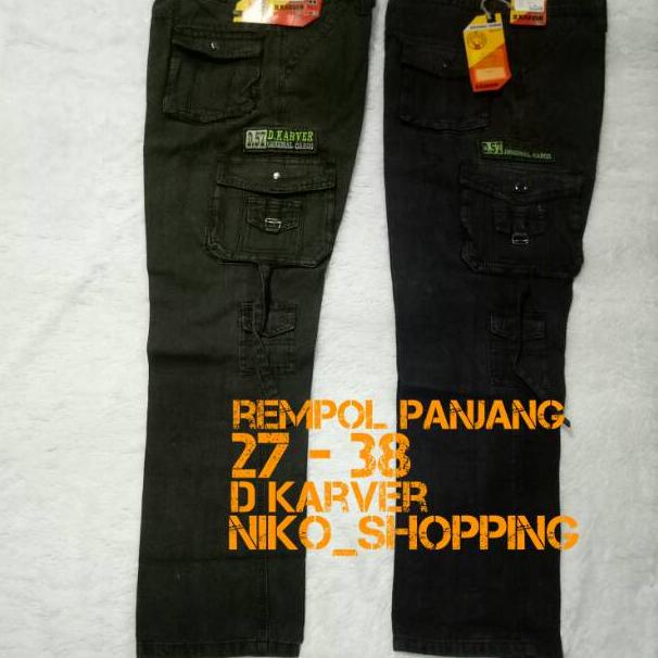 ♬ P88 CELANA CARGO PANJANG | D KARVER REMPOL SIZE 27-38 ミ