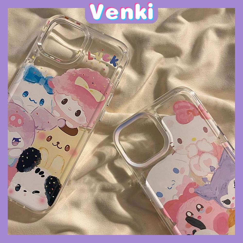 Case For iPhone 11 Soft TPU Transparent Space Case Cute Cartoon Case Plating Buttons Camera Protection Shockproof For iPhone 14 13 12 11 Plus Pro Max 6 7 8 Plus XR XS