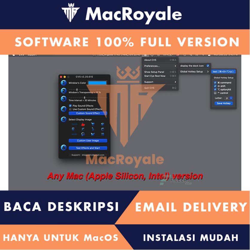 [MacOS] CVS Full Version Lifetime Full Garansi