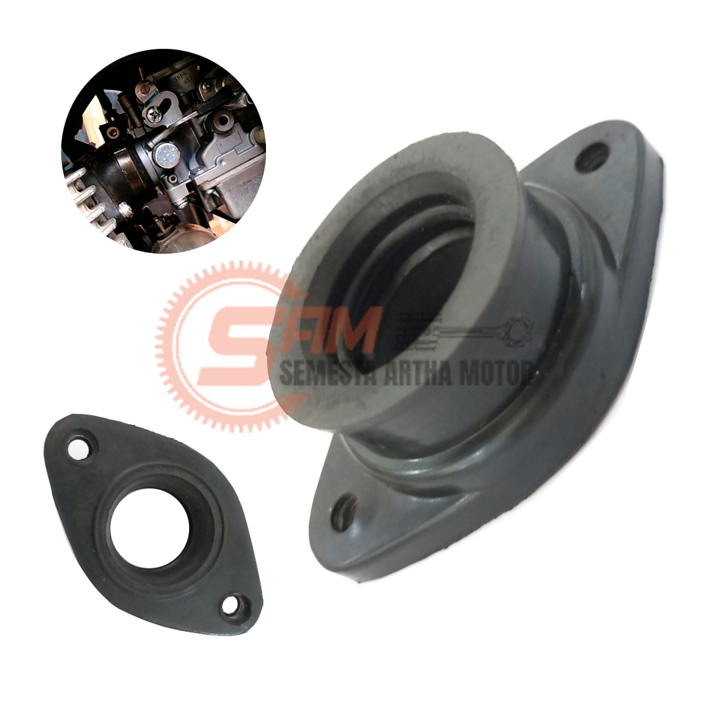 Manipul Karet Intake Manifold Motor Kawasaki Binter Merzy Carbu