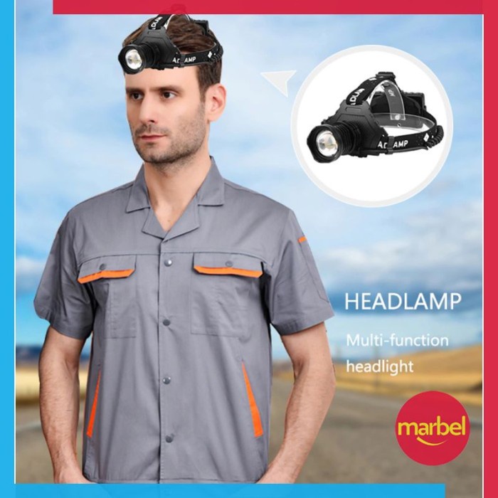 Senter Kepala Headlamp LED XHP70 Super Terang 1000 Lumens P70