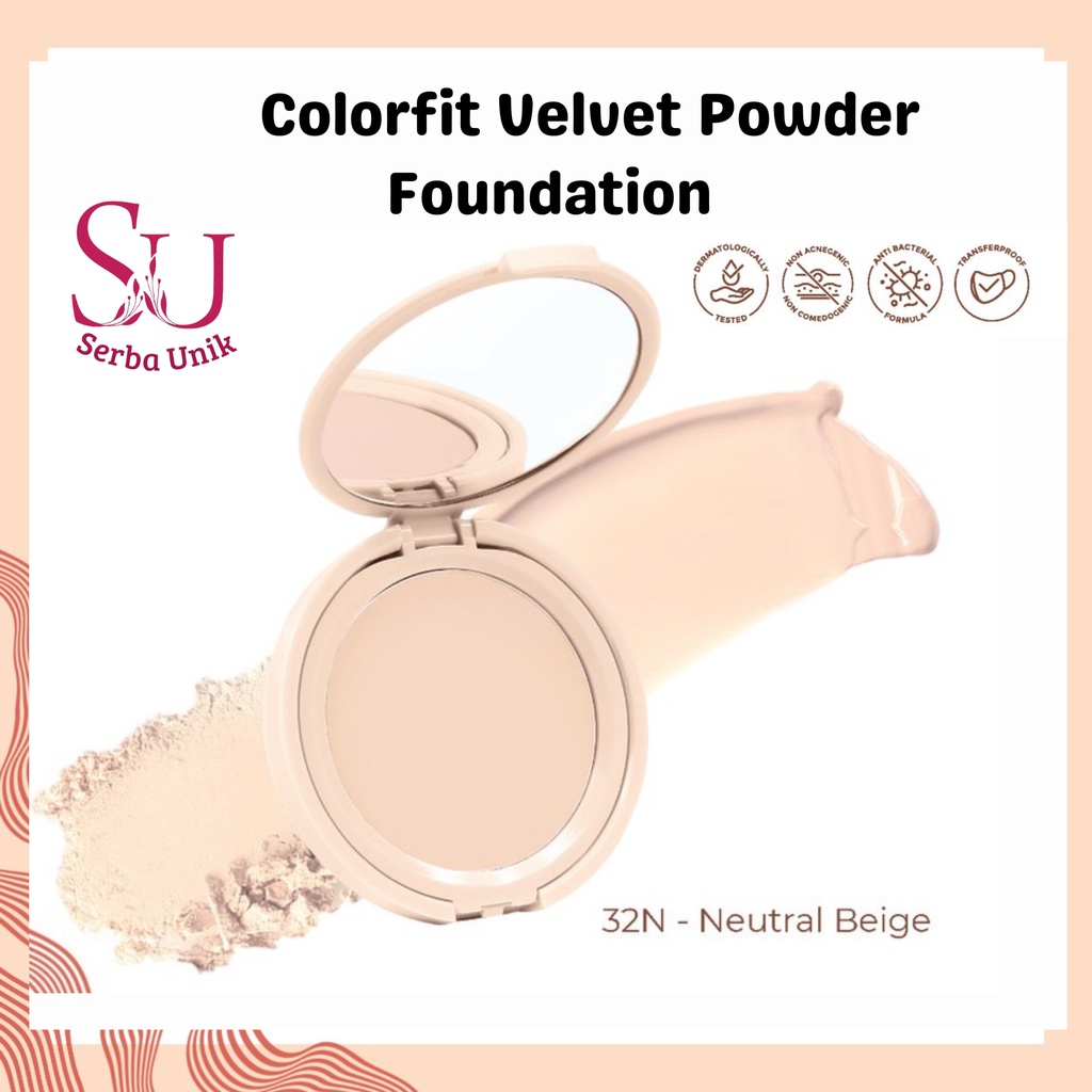 Wardah Colorfit Velvet Powder Foundation