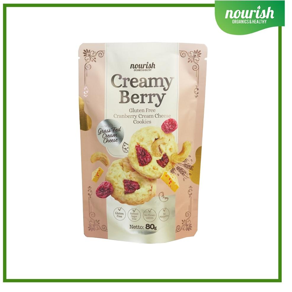 

☛ Bonus 50% Creamy Berry - Gluten Free Cranberry Cream Cheese Cookies 80gr .,.,.,..,