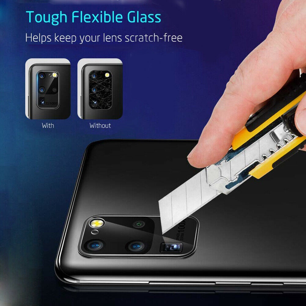 2pcs Kaca Lensa Kamera Kualitas Tinggi Untuk Samsung Galaxy S20 S20+Ultra, Tempered glass, Lensa Kaca Pelindung, Ready stock/Penjualan Panas
