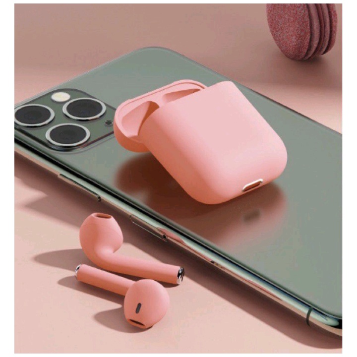 Headset Bluetooth TWS Inpods i12 Macaron Earphone