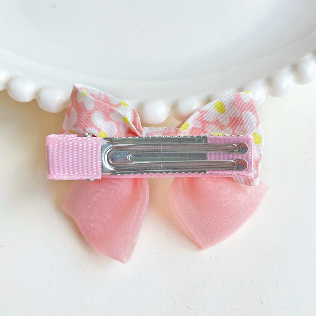 Jepit Rambut Korea Anak Perempuan Pita Bunga Fashion Style Hair Clip Aksesoris Rambut Import AK268