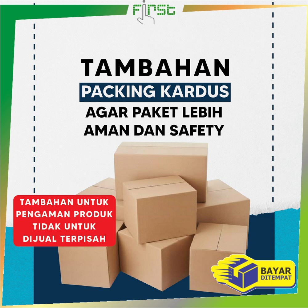 

*COD*FH Tambahan packingan Kardus agar paket lebih aman dan safety