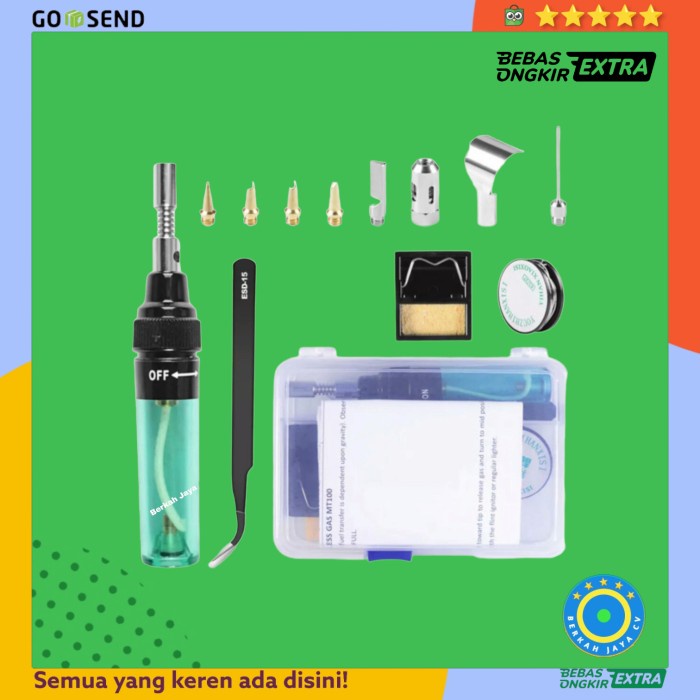 SOLDER GAS SET MINI DESOLDERING TORCH GAS LAS KECIL PORTABLE
