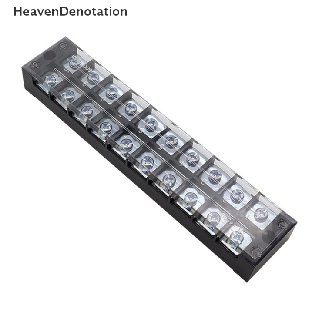 [HeavenDenotation] Blok Terminal Sekrup Strip Baris Ganda Papan Kabel Tetap wire connector TB1503 HDV