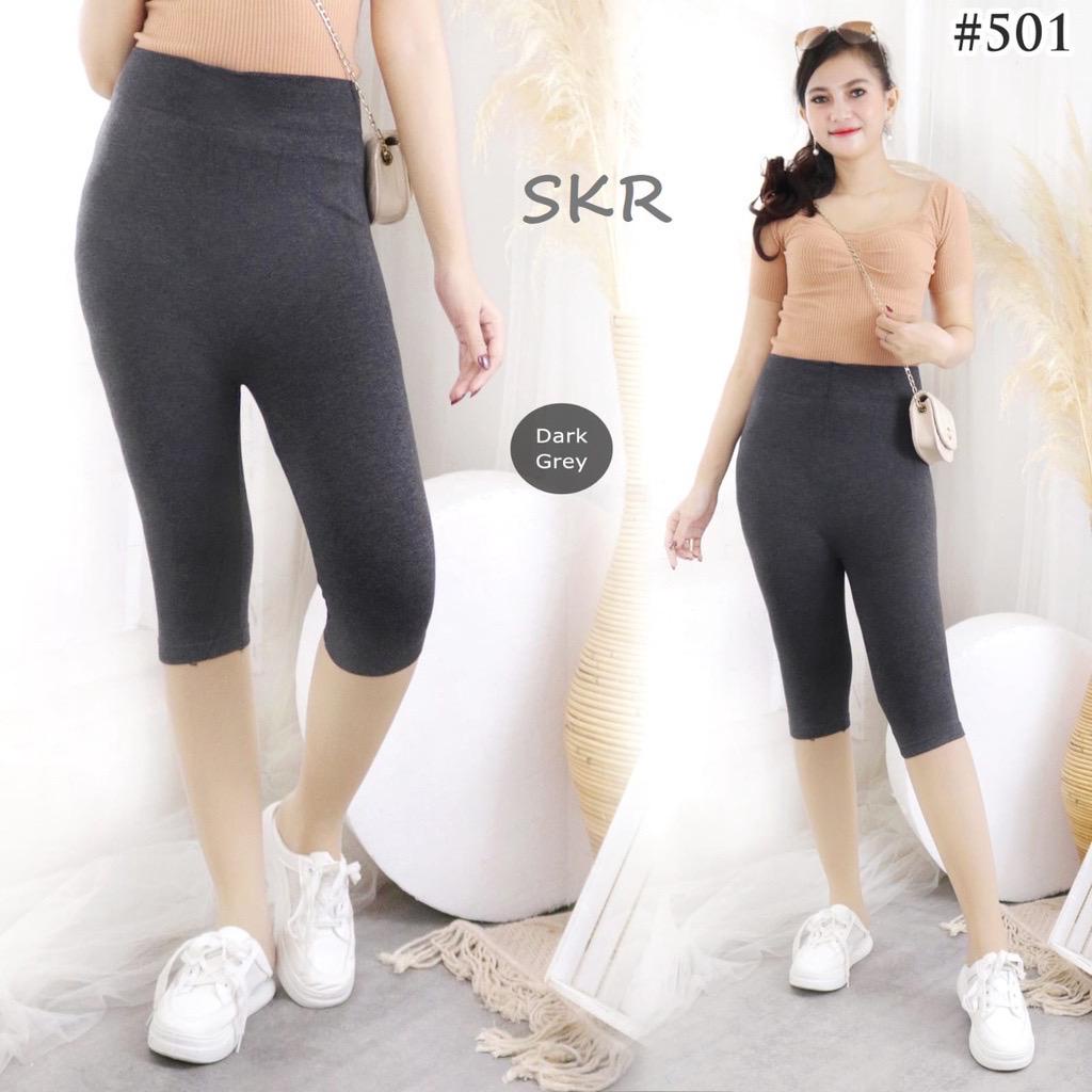 Legging Pendek Selutut / Legging Import Wanita