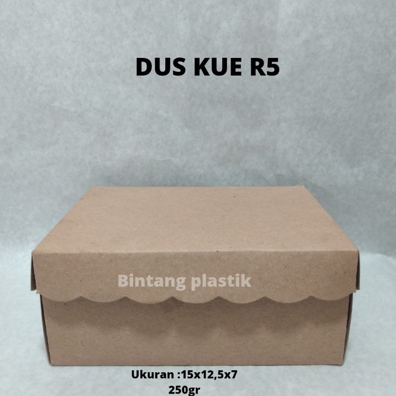 

DUS KUE 15cmx12,5cm×7cm R5 KRAFT 250gr