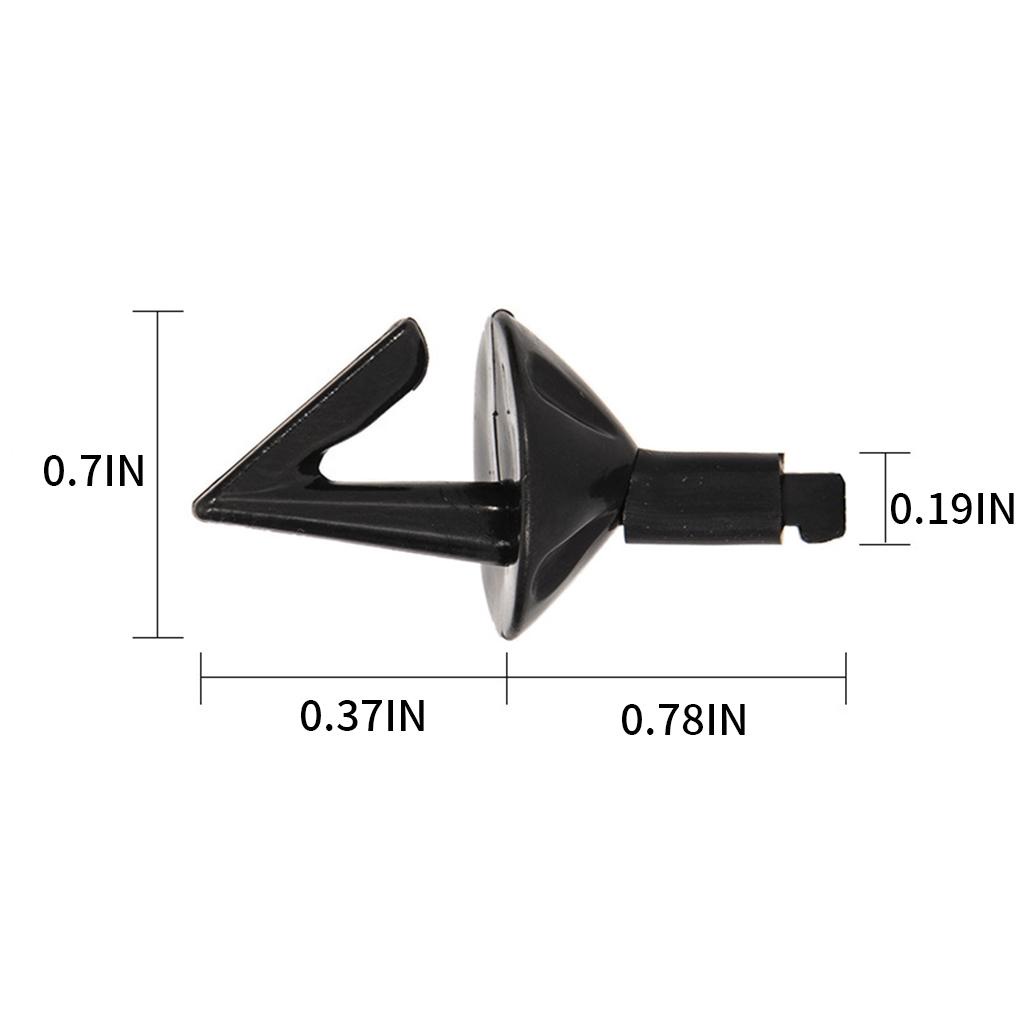 Huit 20PCS Pelepas Kaitan Pancing Cepat Tahan Aus Fish Hook Remover Decoupling Device Ringan Reusable Fishes Tools