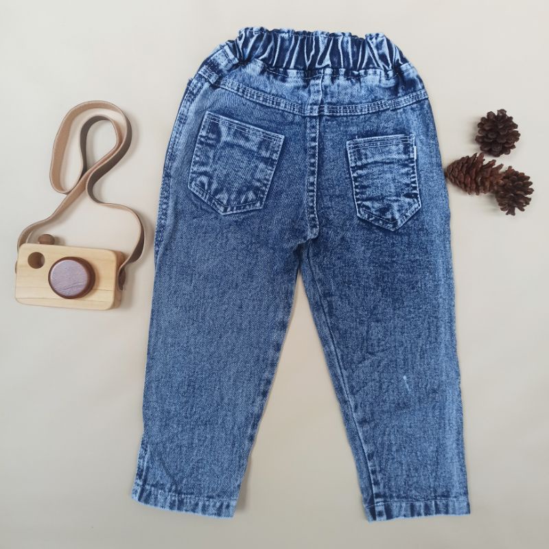 CELANA JEANS ANAK UNISEX 1-6 TAHUN PREMIUM LUCU MURAH BAGUS