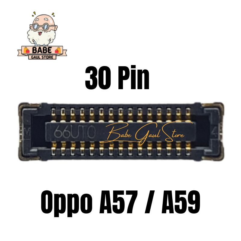 Konektor Lcd Opo A57 A59 Socket Connector Fpc Original