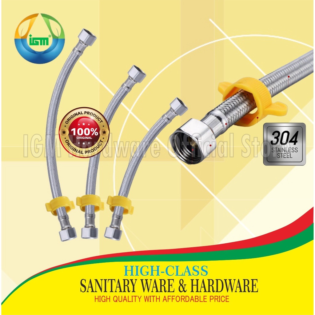 SELANG ANYAM  STAINLESS STELL SUS-304 IGM IS-045