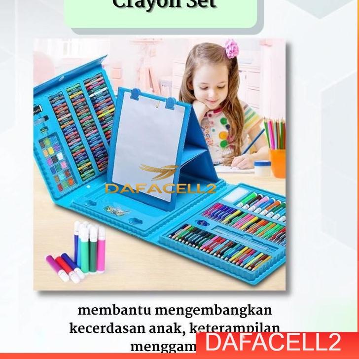 

Model Baru Pensil Warna Crayon Set 208 Pcs Alat Menggambar Mewarnai Anak CRAYON JUMBO LENGKAP L4R++