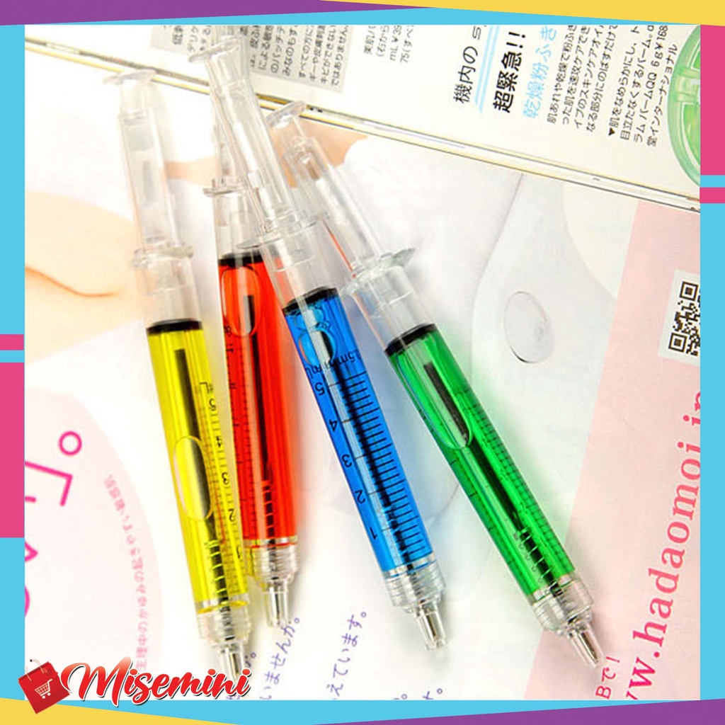 

Pulpen Jarum Suntik Lucu Korean Syringe Ballpoint Pen Souvenir 593