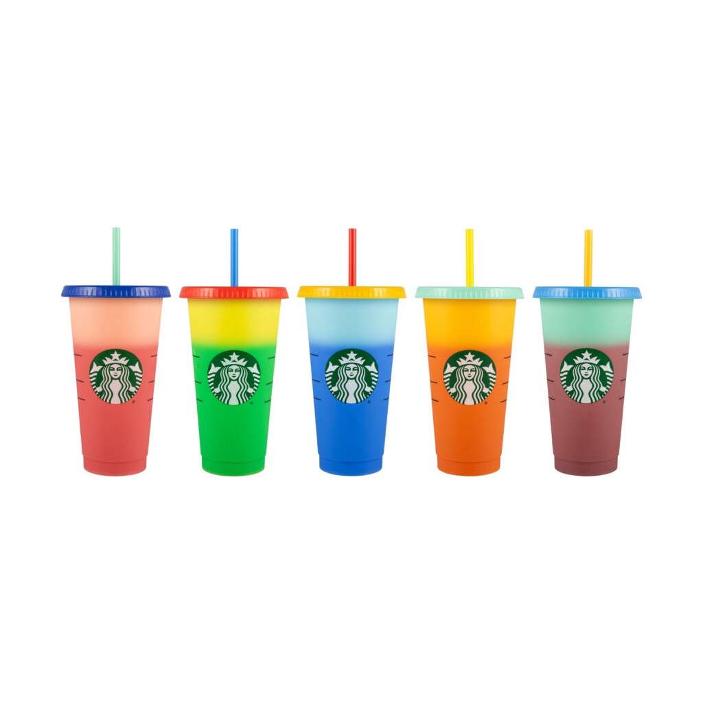 Baru Termurah Tumbler Starbucks Color Changing Cups tumbler Berubah Warna Colour Reusable Cup gelas berubah warna