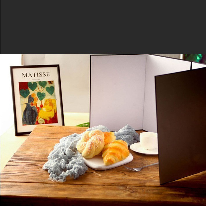 Reflektor Papan Lipat Fotografi Cardboard A3 / Perlengkapan Fotografi