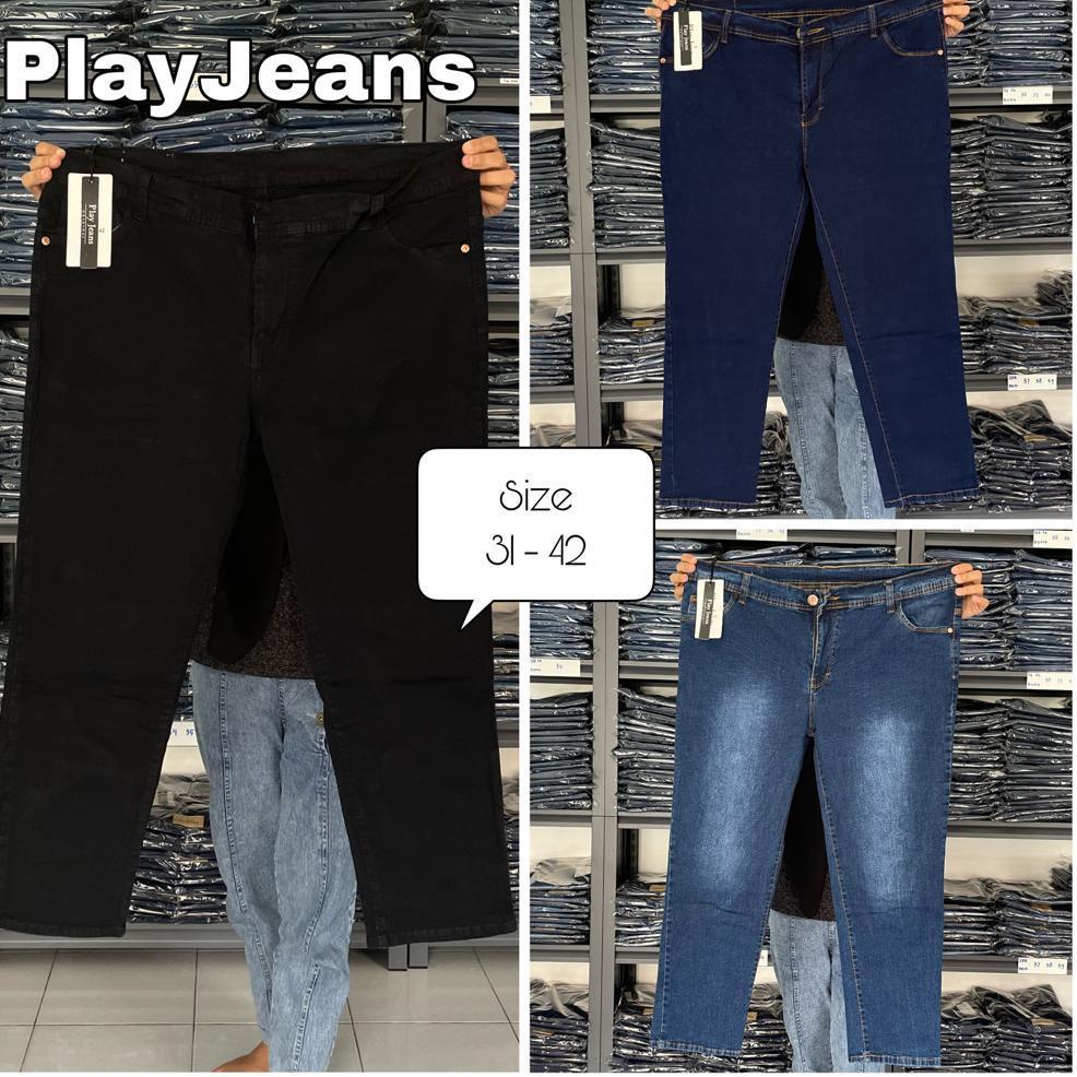 SALE TERBATAS Celana Jeans Pinggang Resleting Jumbo Celana Jeans Jumbo Polos Celana Jeans Resleting 